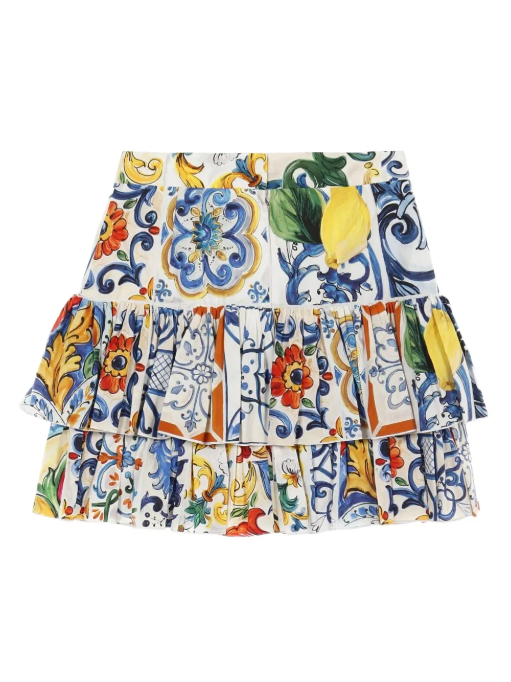 Dolce & Gabbana Pre-Owned 2010s mini-rok met print - Wit