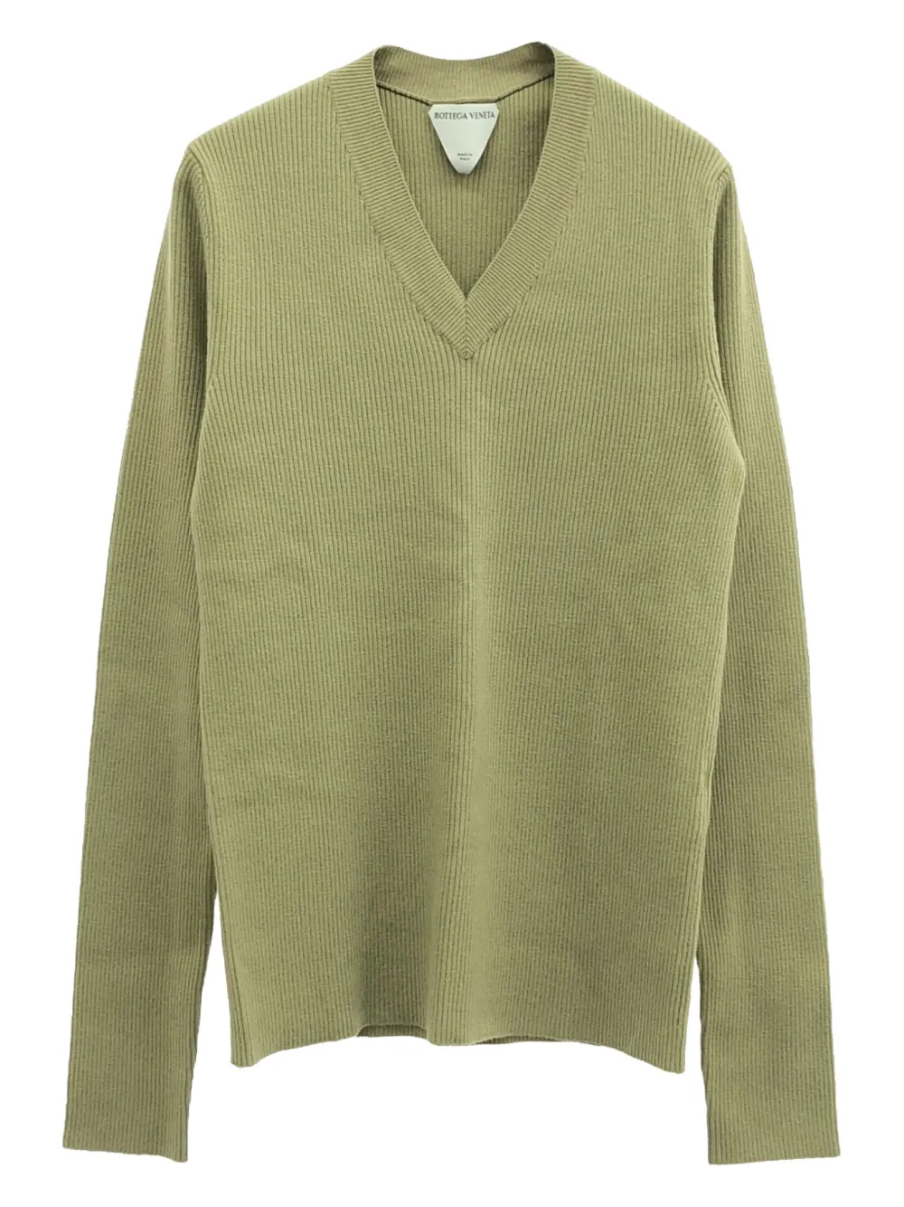 Bottega Veneta Pre-Owned suéter con cuello en V 2010 | verde | Image 1