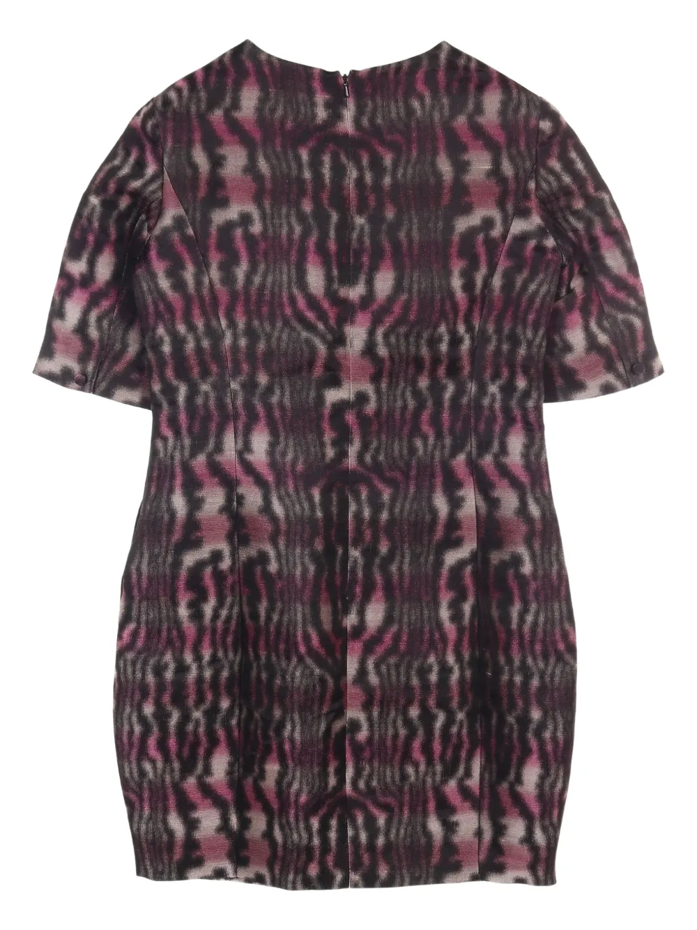 Christian Dior Pre-Owned 2010s zijden gestreepte jurk - Roze
