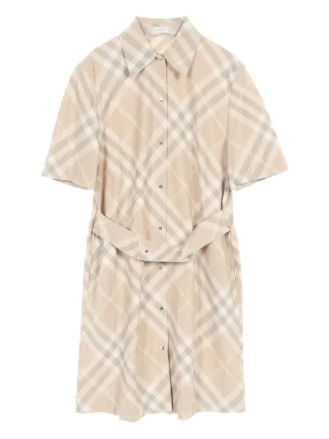 Burberry Pre-Owned платье мини в клетку Nova Check (2010-е годы)