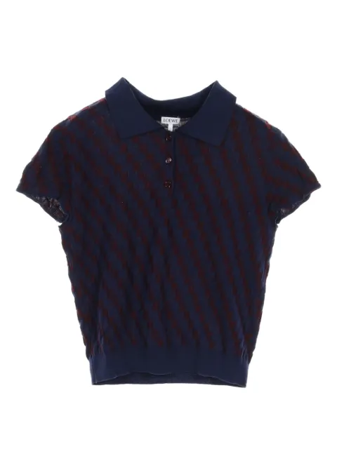 Loewe Pre-Owned 2000s knitted polo top