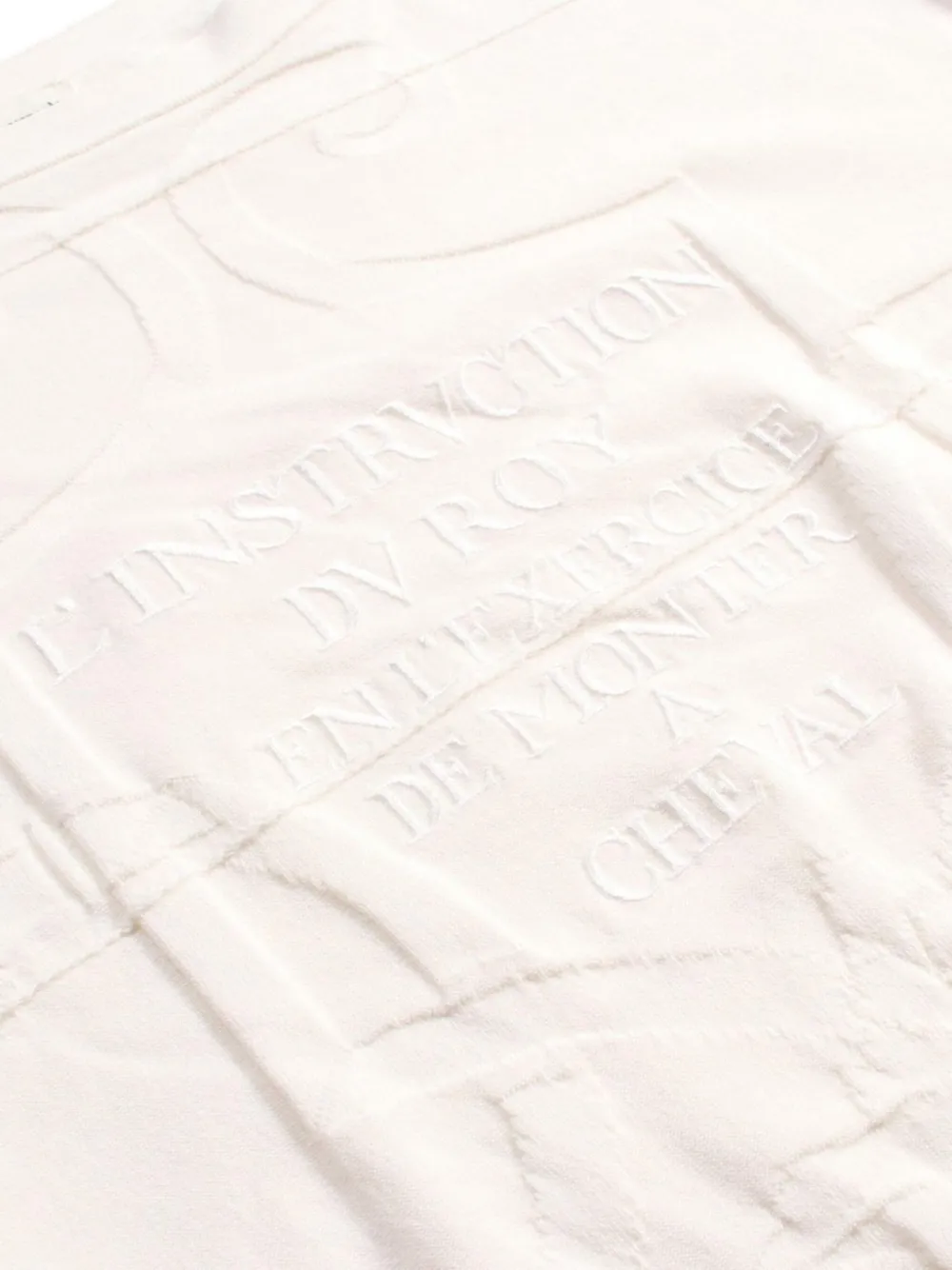 Pre-owned Hermes 2010s Intarsia Knit T-shirt In Neutral