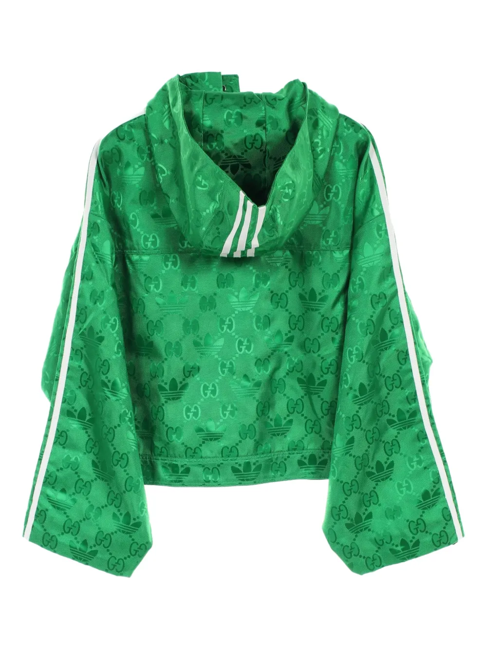 Gucci Pre-Owned chamarra con monograma en jacquard en colaboración con adidas 2010 | Chamarras oversize | Image 2