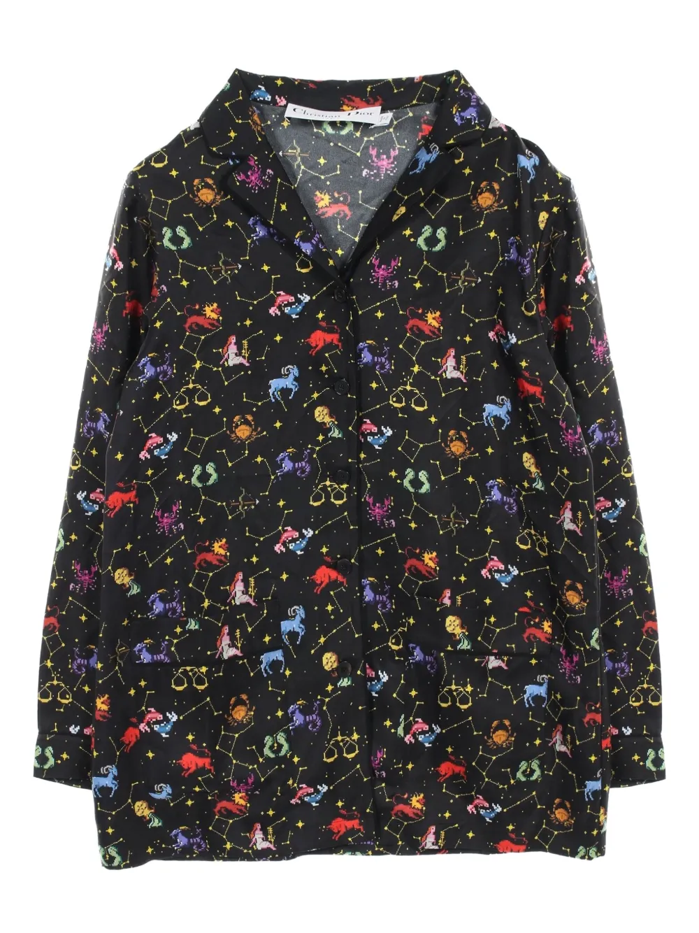 Christian Dior Pre-Owned camisa Zodiac Pixel 10 | negro | Image 1