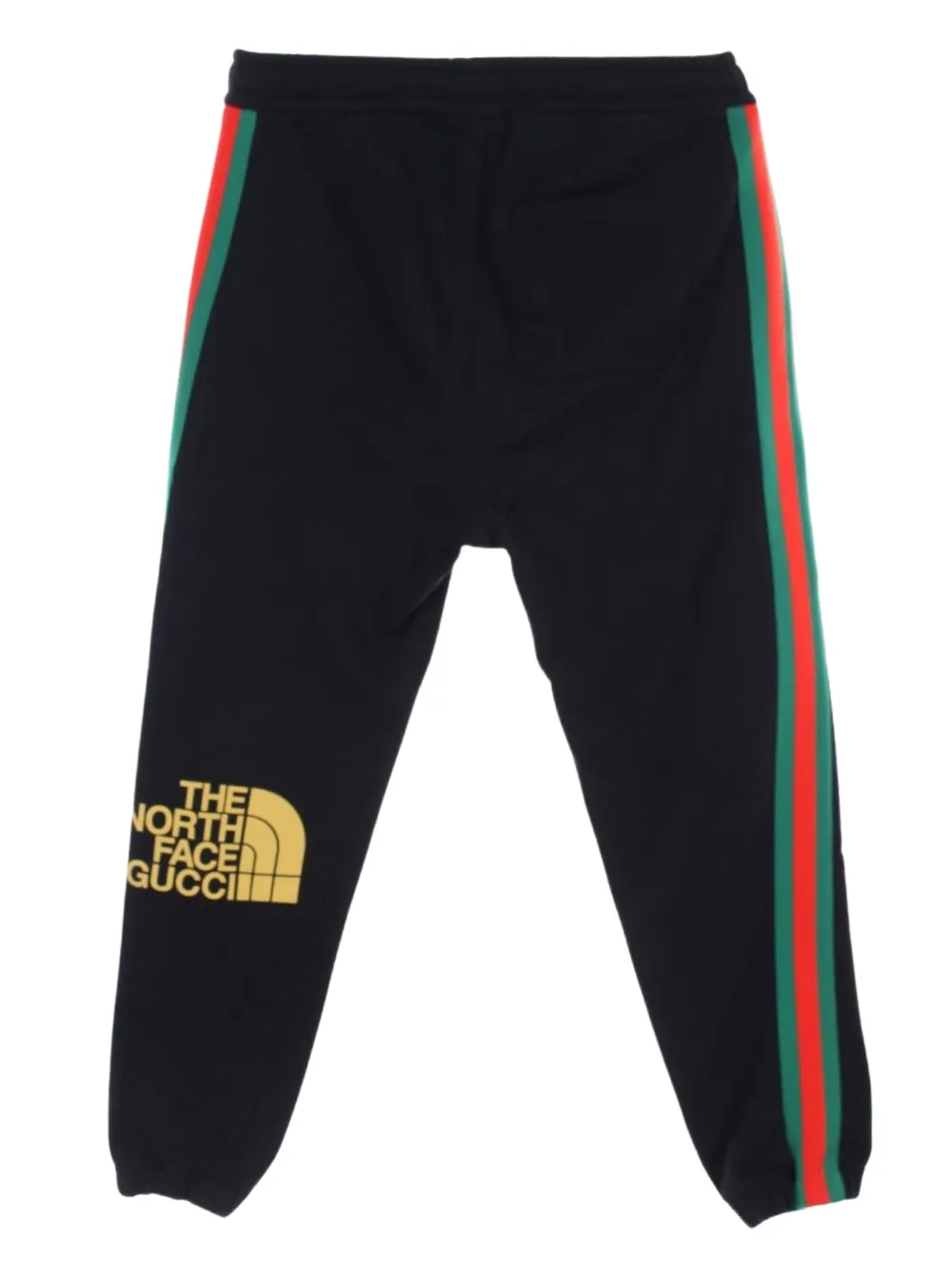 Gucci Pre-Owned x The North Face 2000s web stripe logo-print jogger | Image 2