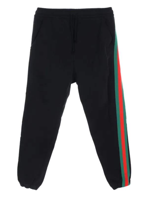 GUCCI ブラック ジョガーパンツ