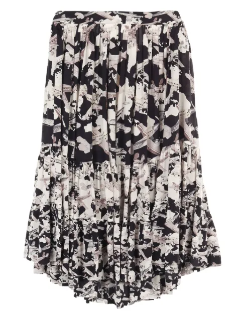 CHANEL Pre-Owned 1986-1988 silk skirt