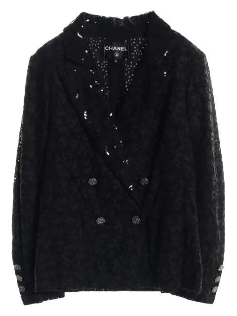 CHANEL Pre-Owned chamarra con ojales 1986-1988