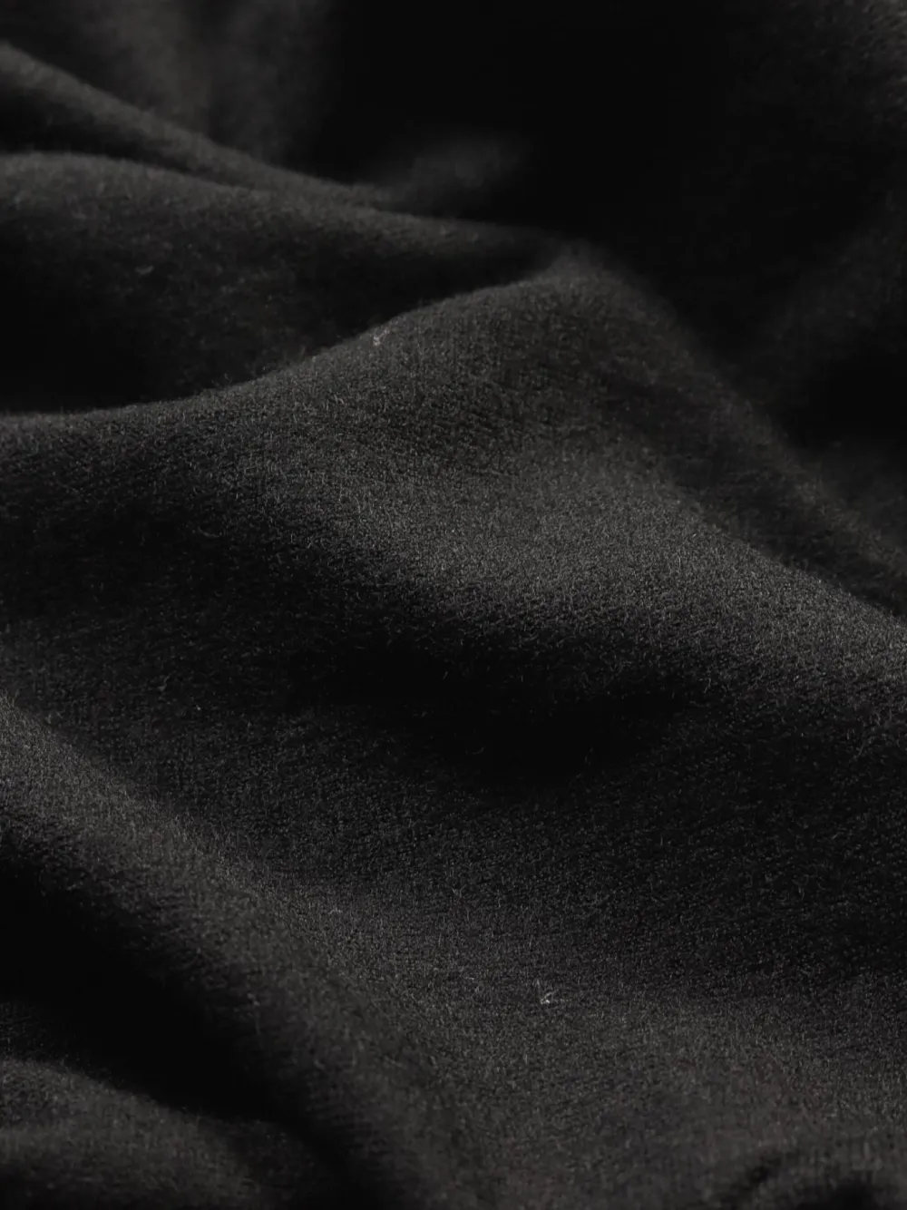 Pre-owned Comme Des Garçons 2010s Sailor-collar Wool Sweater In Black