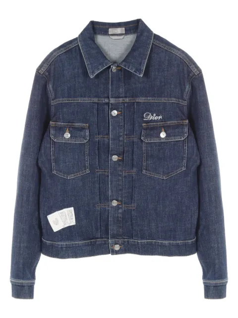 Christian Dior Pre-Owned x Kenny Scharf 2010s Playing Cards denim jacket