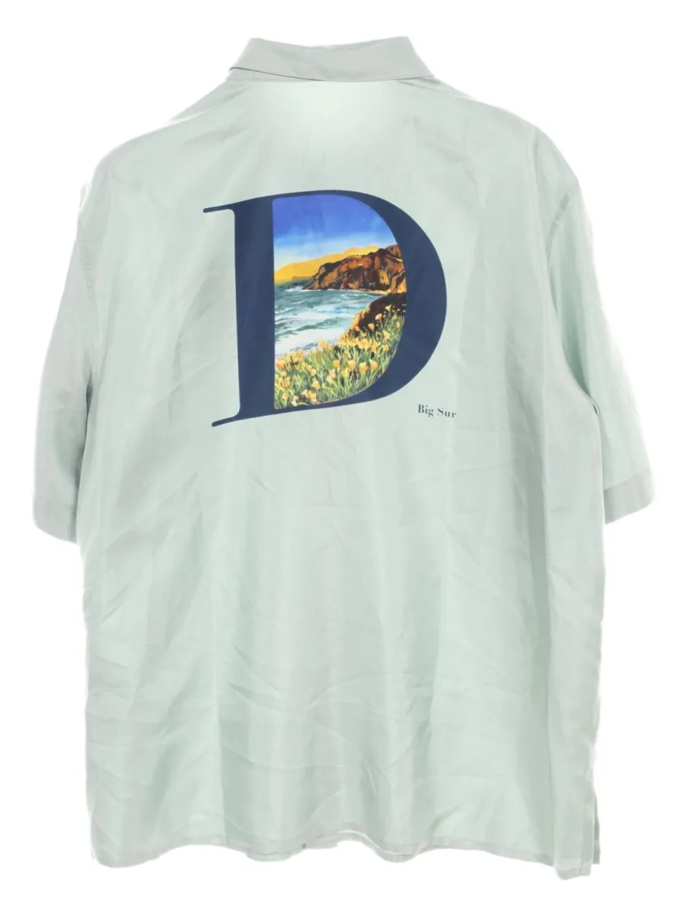 Christian Dior Pre-Owned camisa de seda en colaboración con Jack Kerouac 2010 | Image 2