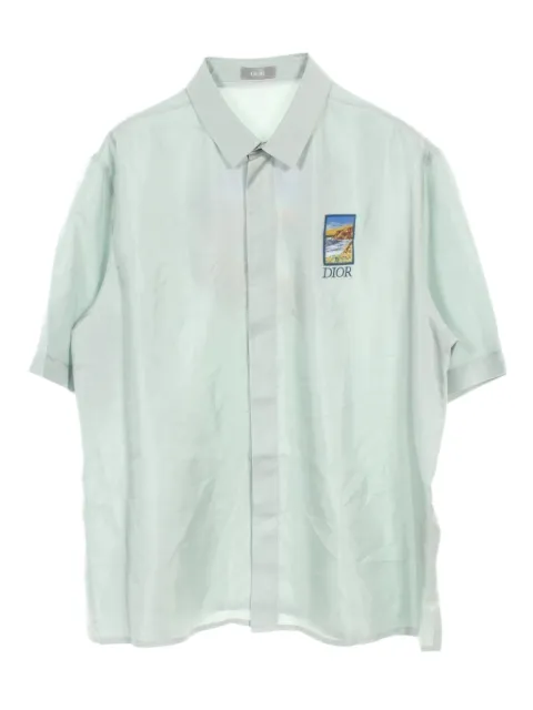 Christian Dior Pre-Owned x Jack Kerouac 2010s silk shirt