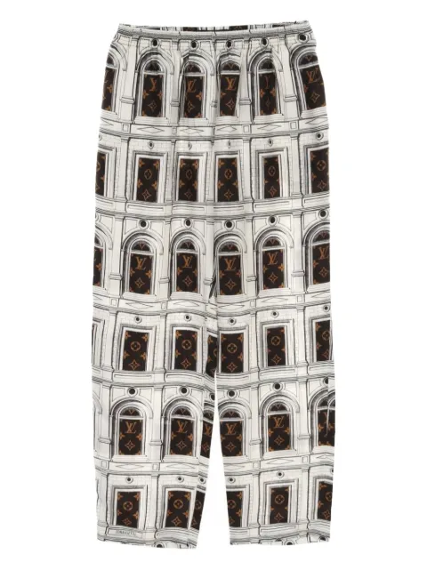 Louis Vuitton Pre-Owned x Fornasetti 2000s trousers  