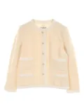 CHANEL Pre-Owned 1986-1988 Coco Mark cardigan - Neutrals