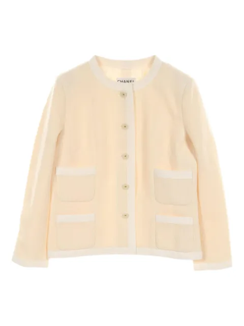 CHANEL Pre-Owned cárdigan Coco Mark 1986-1988