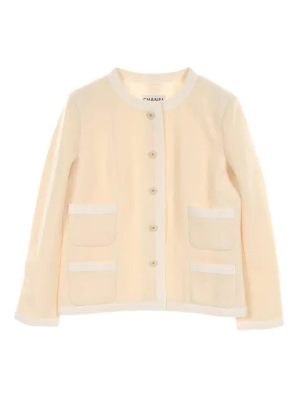 CHANEL Pre-Owned 1986-1988 ココマーク カーディガン