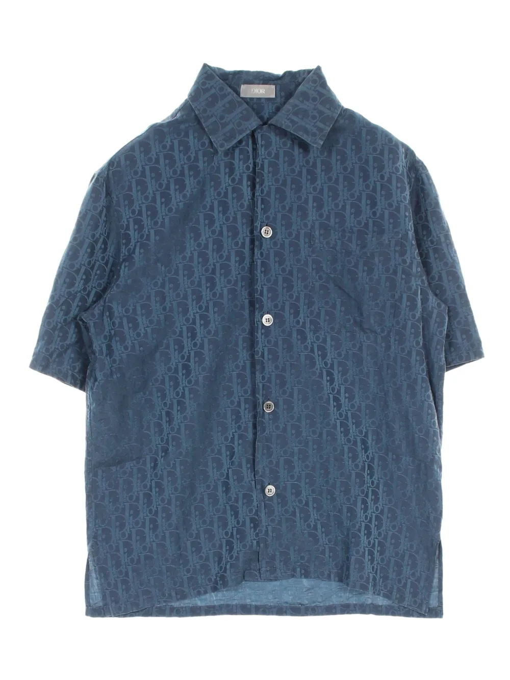 Pre-owned Dior 2000s Oblique Silk Shirt