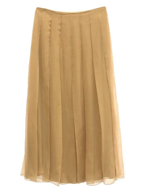Gucci Pre-Owned 2000's silk midi skirt
