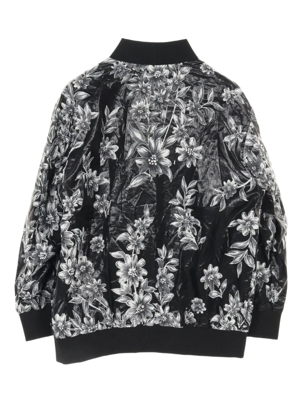 Fendi Pre-Owned 2010s floral-print bomber jacket | Image 2