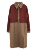 Céline Pre-Owned 2010s wool knitted dress - Red