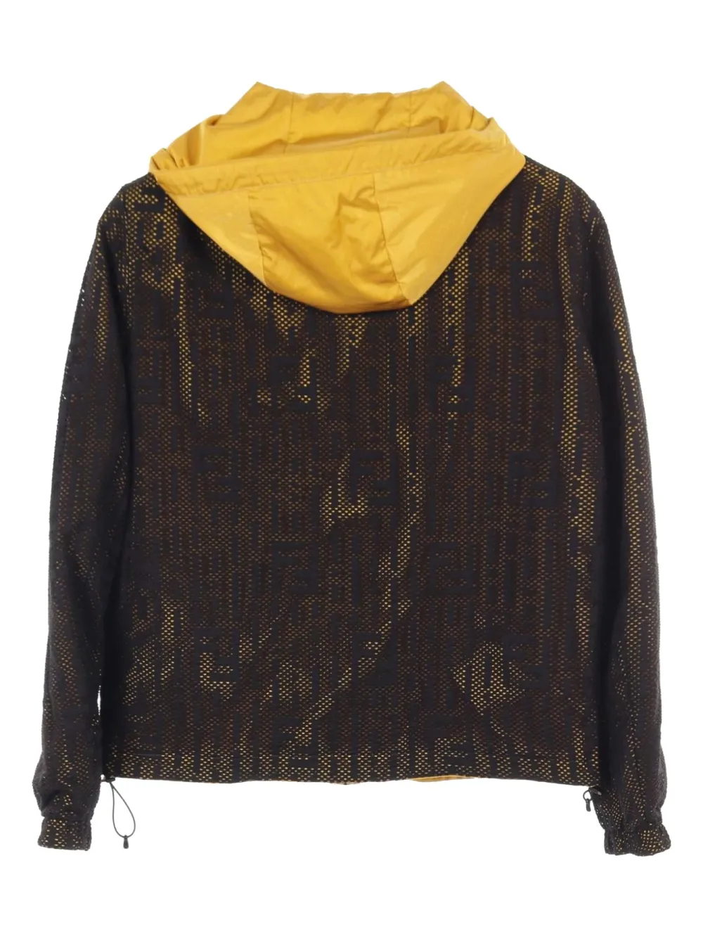Fendi Pre-Owned 2010s FF-logo mesh jacket | Lightweight Jackets | Image 2