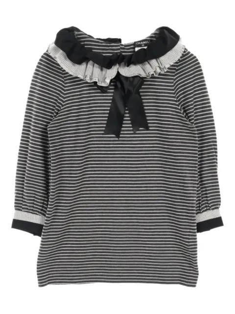 CHANEL Pre-Owned 1986-1988 striped top