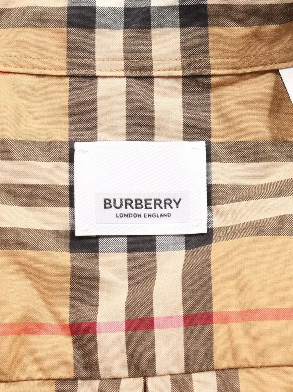 Pre-owned Burberry 2000s Vintage Check Dress