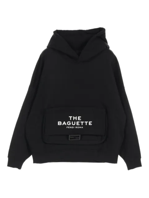 Fendi Pre-Owned x Marc Jacobs 2010s logo-print hoodie