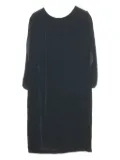 Fendi Pre-Owned 2000s crew-neck velvet dress - Black