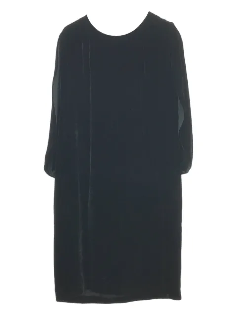 Fendi Pre-Owned 2000's 크루 넥 벨벳 드레스
