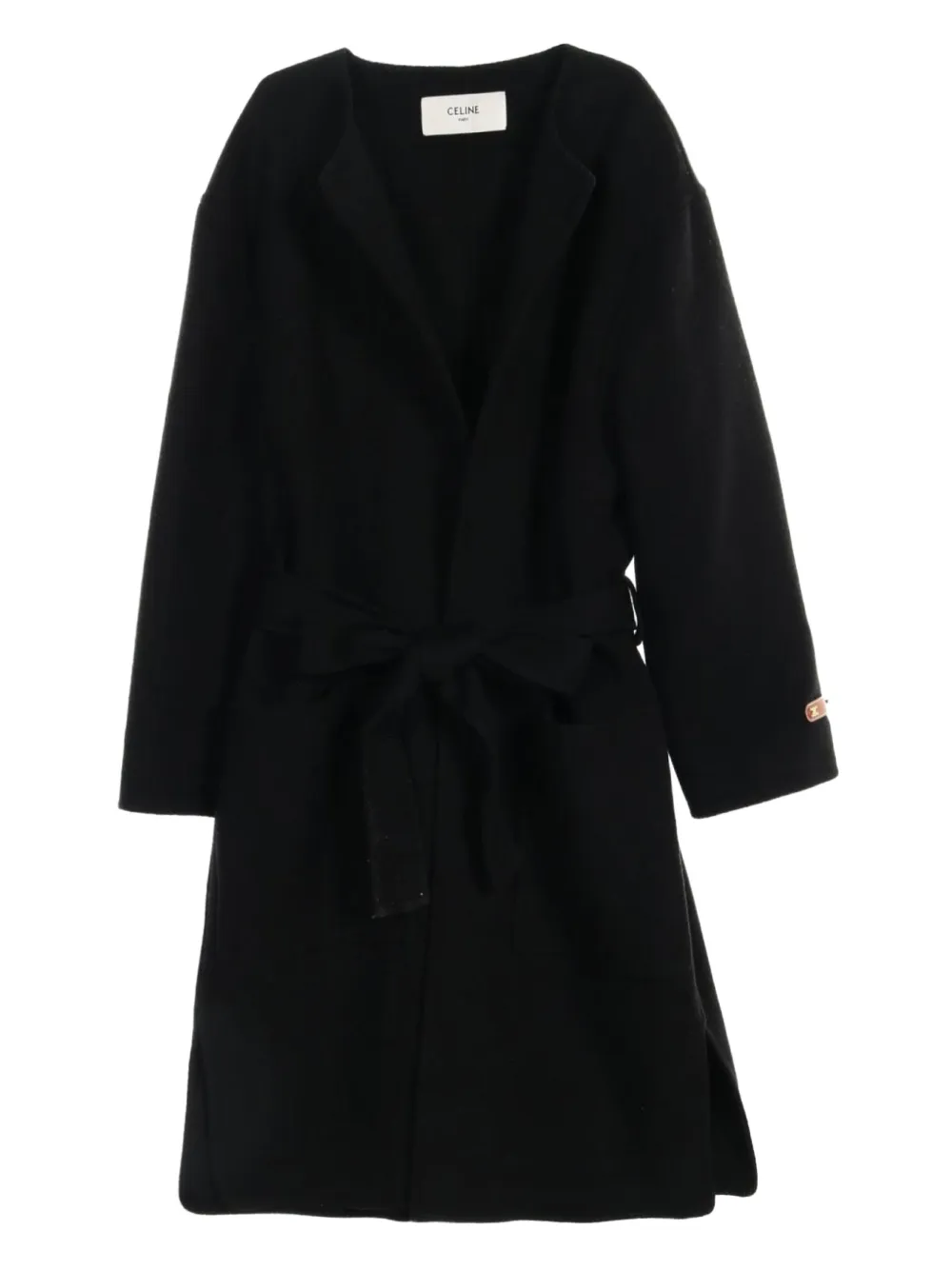 Céline Pre-Owned abrigo de cachemira 2010 | negro | Image 1