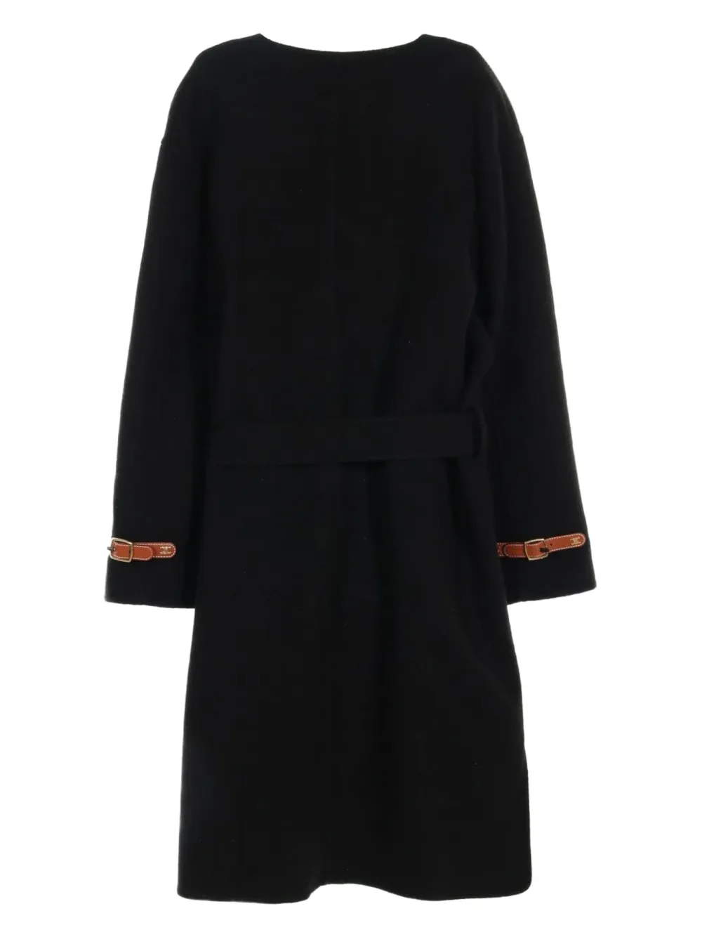 Céline Pre-Owned 2010s kasjmier jas - Zwart