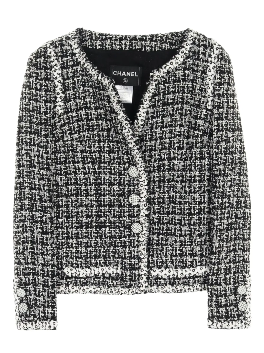 CHANEL Pre-Owned 2010s tweed jacket | Black | Image 1