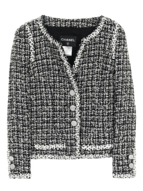CHANEL Pre-Owned 2010s tweed jacket