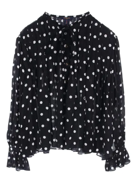 Louis Vuitton Pre-Owned 2000s polka dot-print shirt