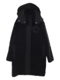 Burberry Pre-Owned 2010s fleece-textured coat - Black