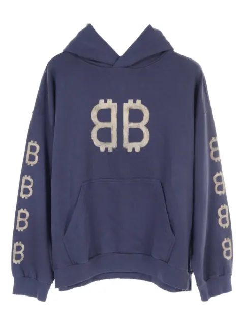 Balenciaga Pre-Owned hoodie con logo Crypto BB 2020