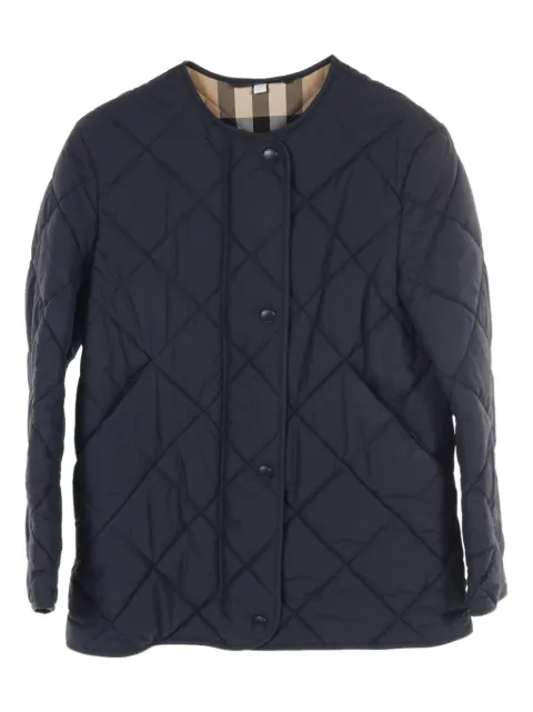 Burberry Pre-Owned 2000s diamond-quilted jacket