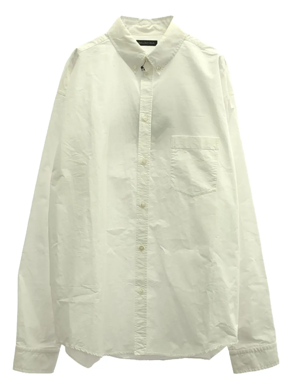 Pre-owned Balenciaga 2020s Logo-print Shirt