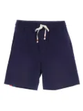 Gucci Pre-Owned 2000s side-stripe track shorts - Blue