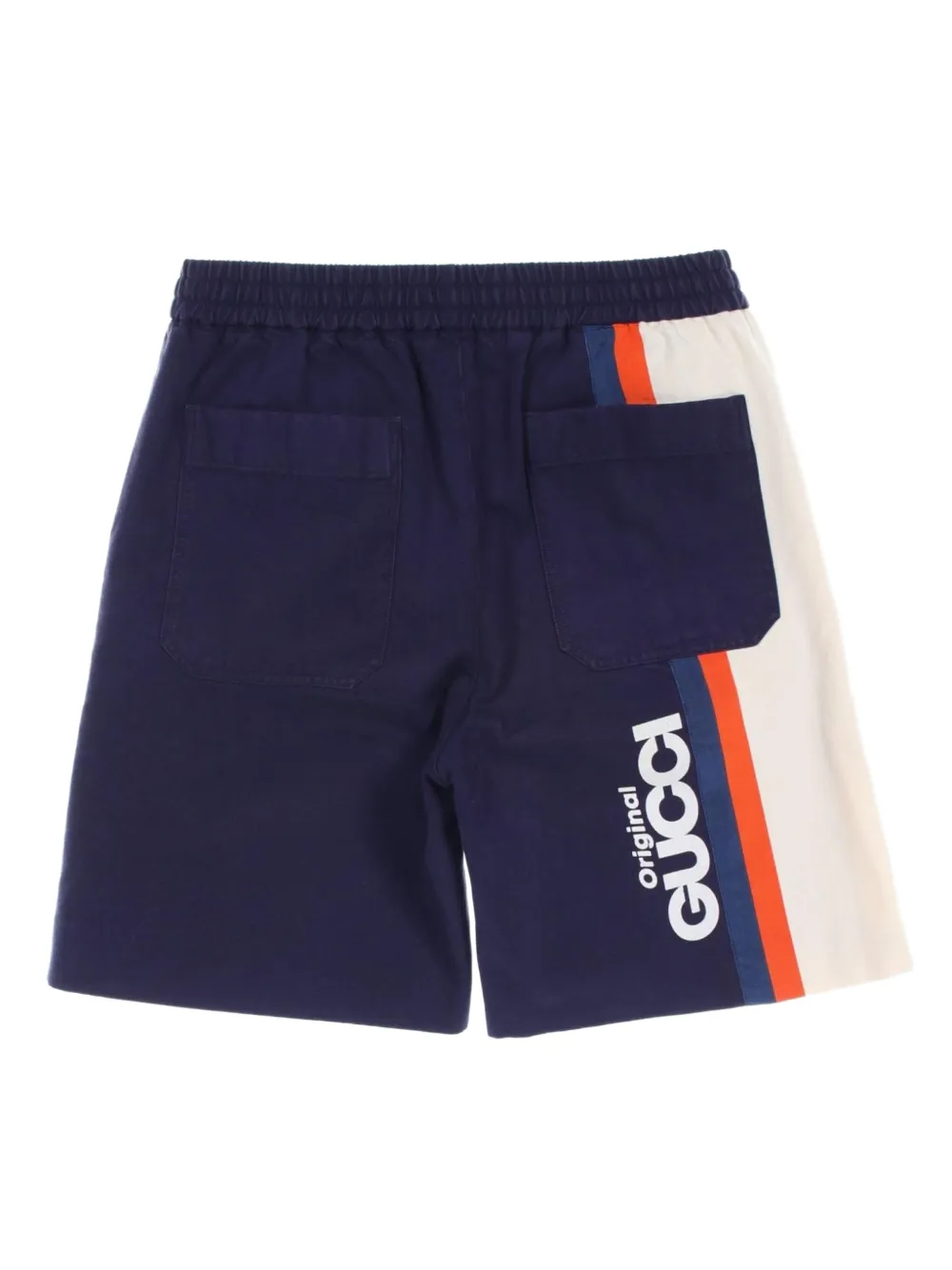 Gucci Pre-Owned 2000s side-stripe track shorts | Image 2