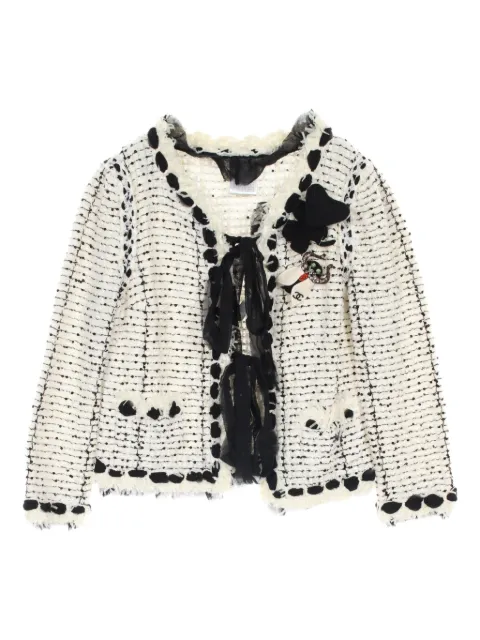 CHANEL Pre-Owned 1986-1988 sequin-embellished tweed jacket
