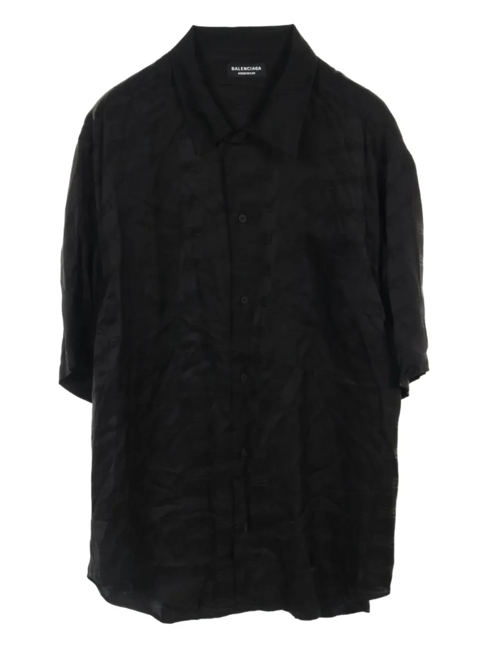 Balenciaga Pre-Owned 2010s BB-pattern shirt | Black | Image 1