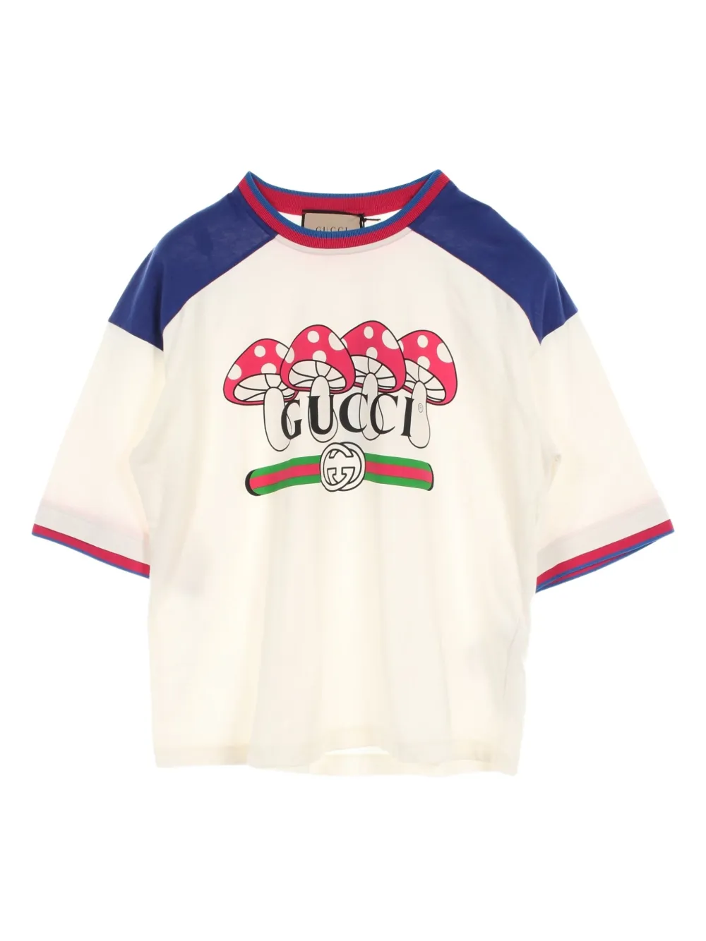 Pre-owned Gucci 2020s Mushroom Logo-print T-shirt