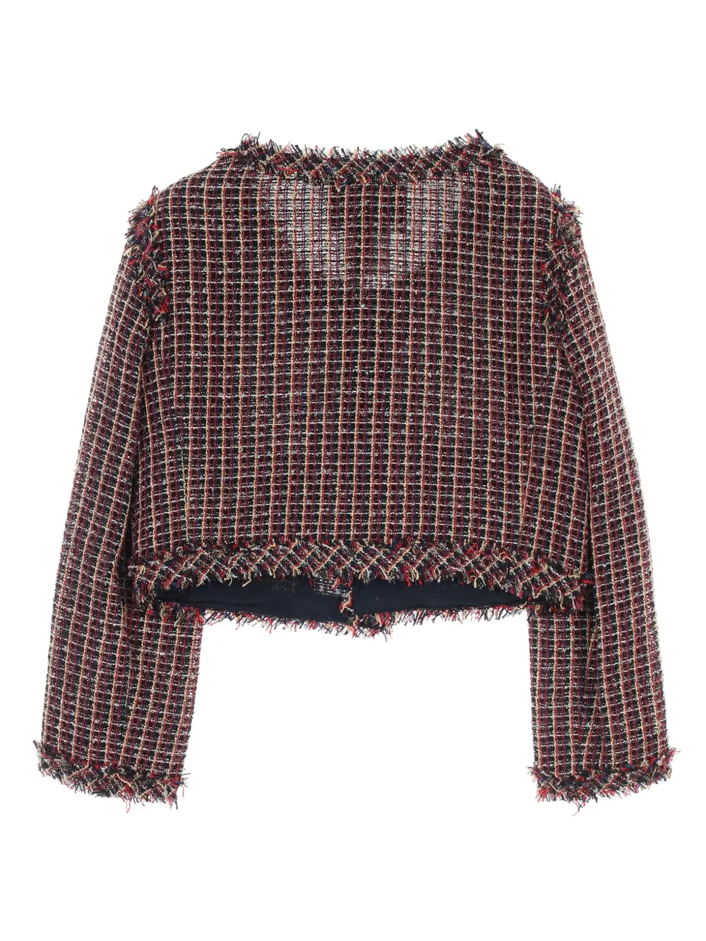 CHANEL Pre-Owned 1986-1988 round-neck tweed jacket | Tweed Jackets | Image 2