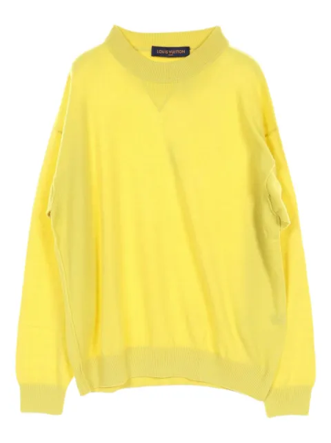 Louis Vuitton Pre-Owned 2020s logo-patch jumper 