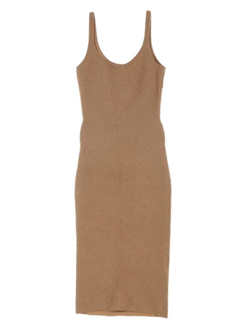 Fendi Pre-Owned x Skims 2010s logo-jacquard midi dress
