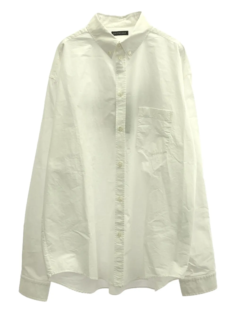 Pre-owned Balenciaga Logo印花衬衫（2020年代典藏款）