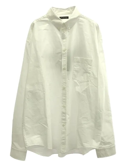 Balenciaga Pre-Owned camisa con logo estampado 2020