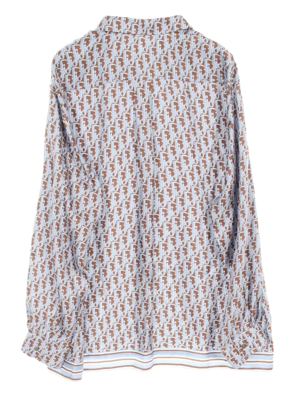 Christian Dior Pre-Owned 2010s Oblique-monogram silk shirt | Image 2
